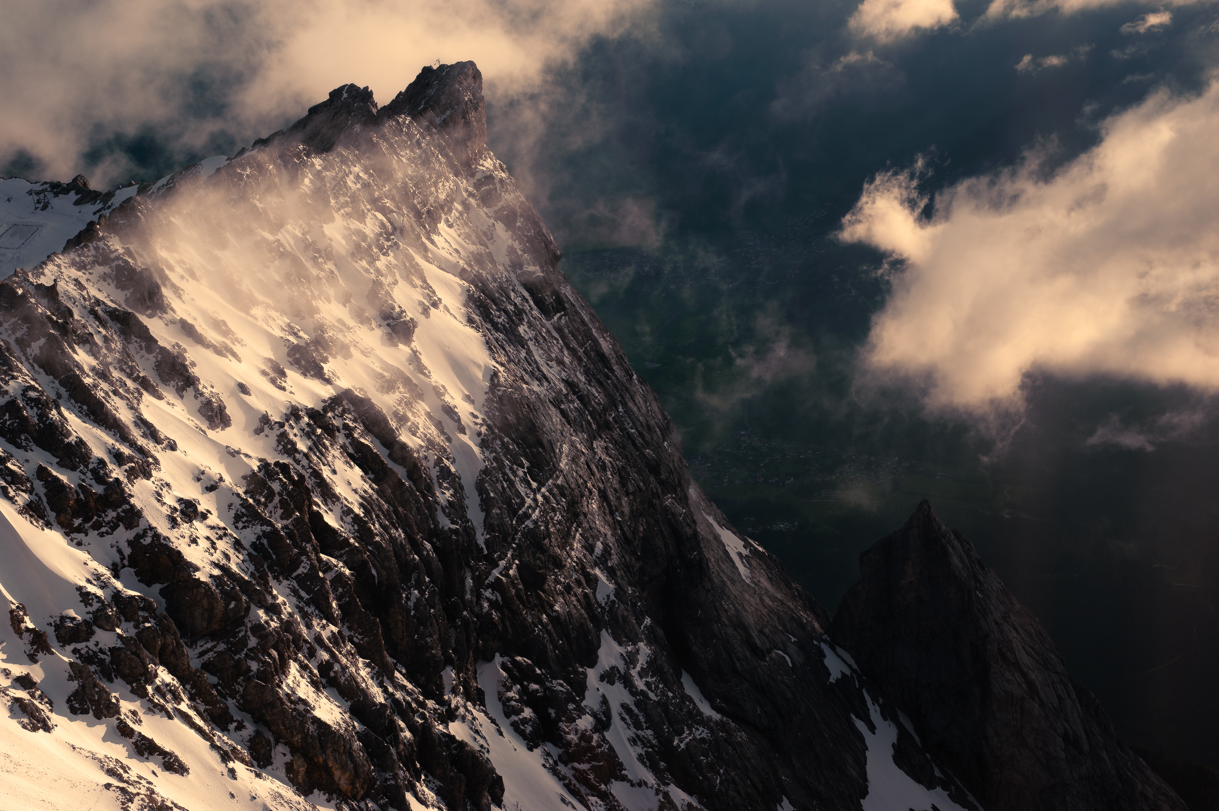 Ausblick von der Zugspitze
